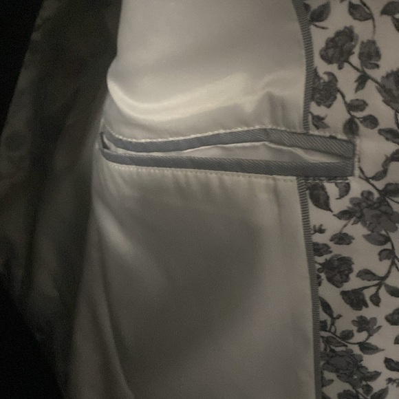 JF J. Ferrar Men’s Floral Suit Coat Blazer Wedding Party Dress Jacket 42S - Picture 7 of 9